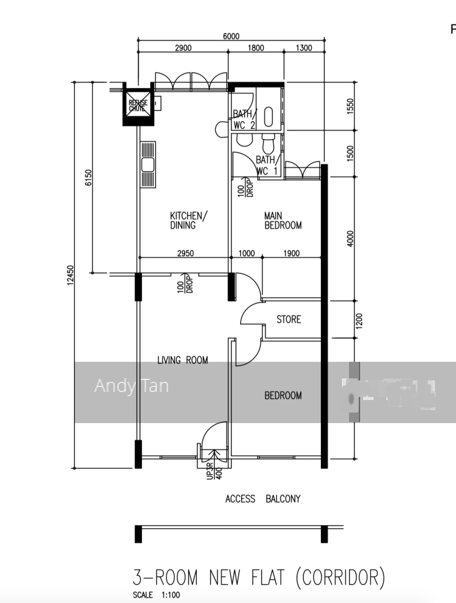 Blk 181 Ang Mo Kio Avenue 5 (Ang Mo Kio), HDB 3 Rooms #198271012